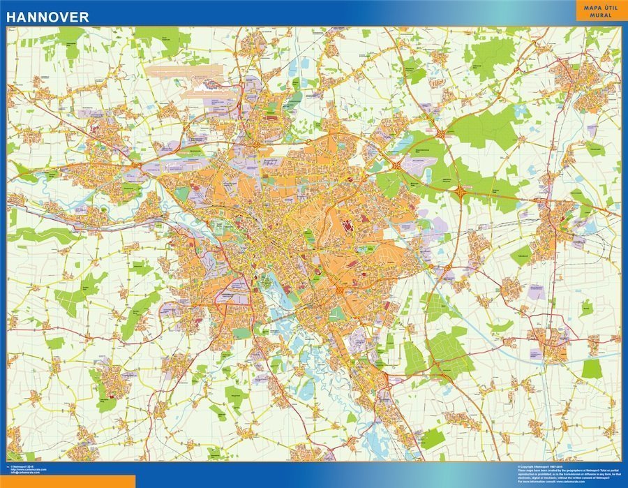Stadtplan Hannover Wandkarte Bei Netmaps Karten Deutschland Stadtplan Hannover Wandkarte Bei Netmaps Karten Deutschland